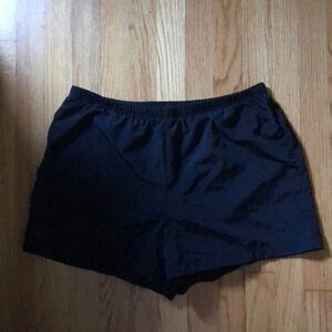 Black shorts size 12. New. Lands End. Quick dry swim shorts. Retail $60 see site